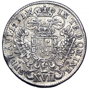 Austria, Francis I, Holy Roman Emperor, XVII Kreuzer 1751, Prague