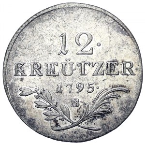 Austria, Francis II, 12 Kreuzer 1795, Kremnitz