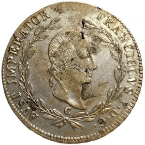 Austria, Francis I, 20 Kreuzer 1830, Prague