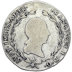 Austria, Francis I, 5 Kreuzer 1820, Vienna