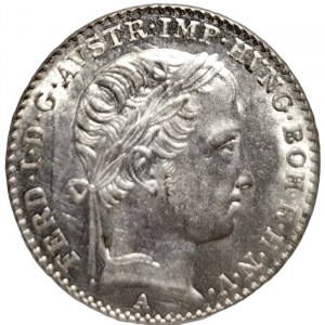Austria, Ferdinand I, 3 Kreuzer 1848, Vienna