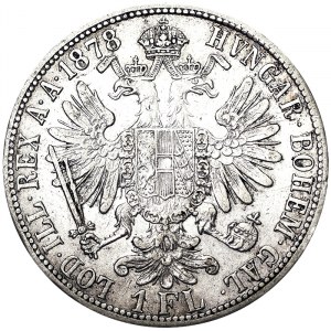 Austria, Franz Joseph I, 1 Gulden 1878, Vienna