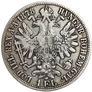 Austria, Franz Joseph I, 1 Gulden 1878, Vienna