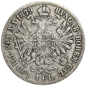 Austria, Franz Joseph I, 1 Gulden 1879, Vienna
