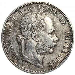 Austria, Franz Joseph I, 1 Gulden 1880, Vienna
