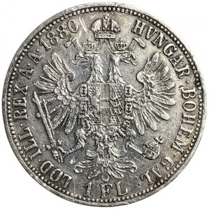 Austria, Franz Joseph I, 1 Gulden 1880, Vienna