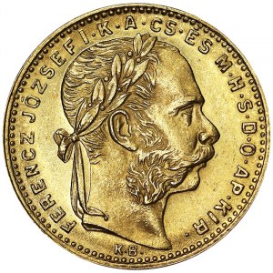 Austria, Franz Joseph I, 8 Forint 1882, Kremnitz