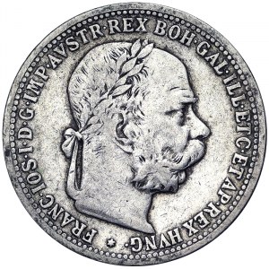 Austria, Franz Joseph I, 1 Corona 1902, Vienna