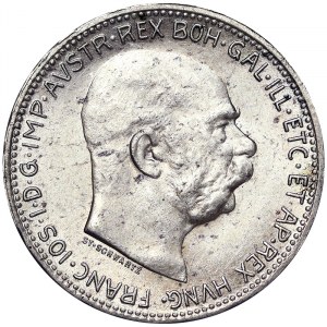 Austria, Franz Joseph I, 1 Corona 1915, Vienna