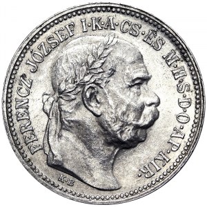 Austria, Franz Joseph I, 1 Korona 1916, Kremnitz