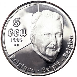 Belgien, Albert II, 5 Ecu 1995