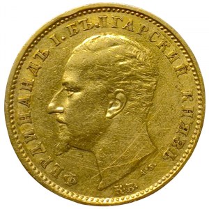 Bulgaria, Ferdinand I, 20 Leva 1894, Kremnitz