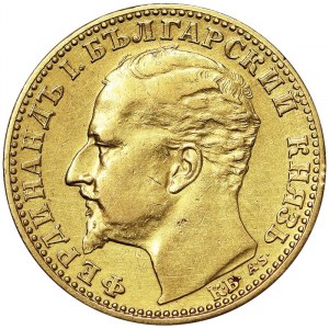 Bulgaria, Ferdinand I, 10 Leva 1894, Kremnitz