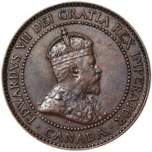 Canada, Edward VII, 1 Cent 1908