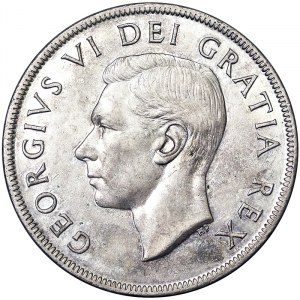 Canada, George VI, 1 Dollar 1952