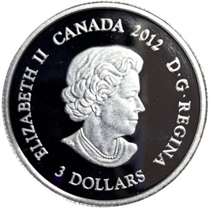Canada, Elizabeth II, 3 Dollars 2012