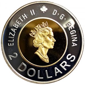 Canada, Elizabeth II, 2 Dollars 2000