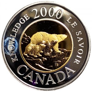 Canada, Elizabeth II, 2 Dollars 2000