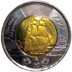 Canada, Elizabeth II, 2 Dollars 2012
