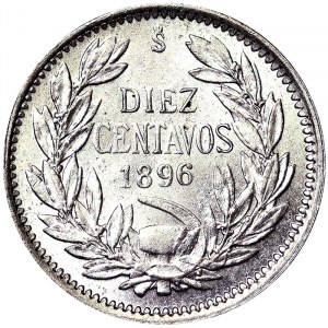 Chile, 10 Centavos 1896