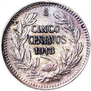 Chile, 5 Centavos 1913
