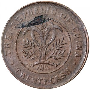 Čína, 20 Cash 1919