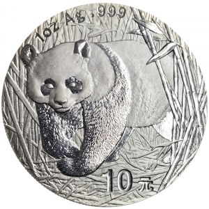 China, 10 Yuan 2001