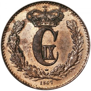 Denmark, Christian IX, 1 Skilling 1867