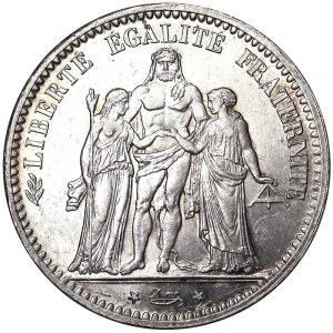 France, 5 Francs 1873, A Paris