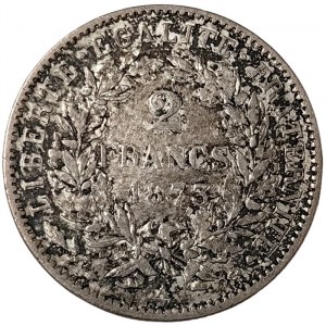 France, 2 Francs 1873, A Paris