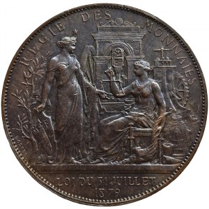 France, Medal 1879
