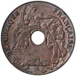 French Indo-China, 1 Cent 1938, A Paris