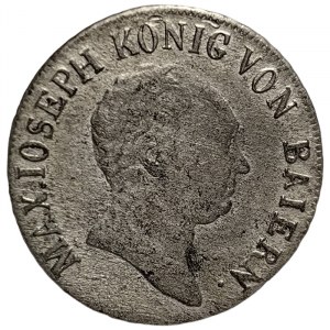 Germany, Bavaria, Maximilian IV Joseph, 6 Kreuzer 1806