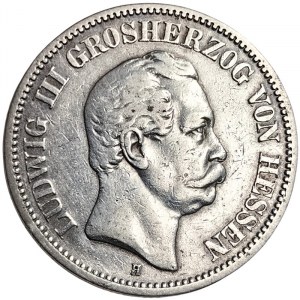 Germany, Hessen-Kassel, Friedrich Wilhelm I, 2 Mark 1876