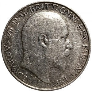 Great Britain, Edward VII, Florin 1907, London