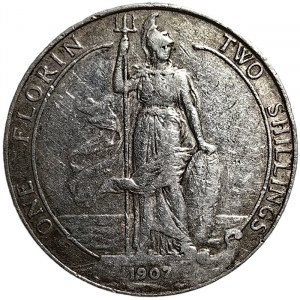 Great Britain, Edward VII, Florin 1907, London