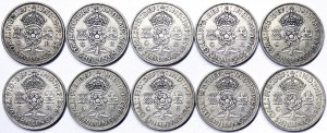 Great Britain, George VI, Lot 10 pcs.