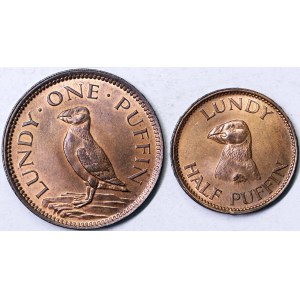 British Lundy Island, Lot 2 pcs.