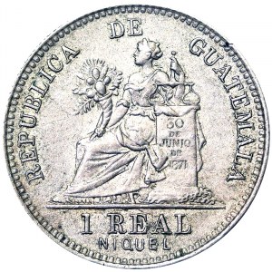 Guatemala, 1 Real 1901