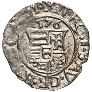 Hungary, Rudolf II, Denar 1576, Kremnitz