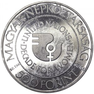 Hungary, 500 Forint 1984, Budapest