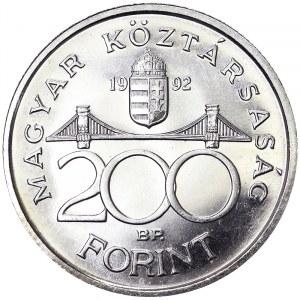 Hungary, 200 Forint 1992, Budapest