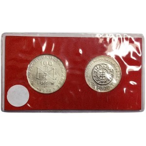 Hungary, Set 100 Forint, 50 Forint 1972