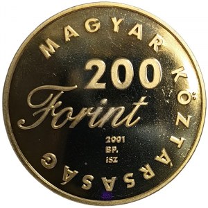 Hungary, 200 Forint 2001