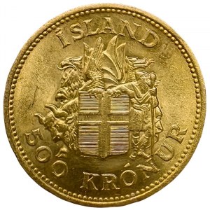 Iceland, 500 Kronur 1961
