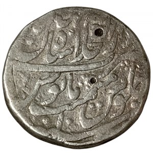 India, Mughal Empire, Muhammad Shah, Rupee Dated AH 114x; RY 10 (1728 AD), Shahjahanabad (Delhi)