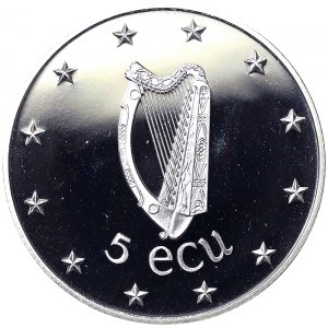 Ireland, 5 Ecu 1990