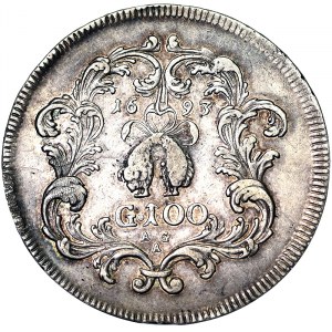 Naples, Carlo II, 100 Grana 1693