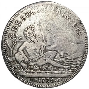 Naples, Carlo III of Borbone, Piastra da 120 Grana 1736