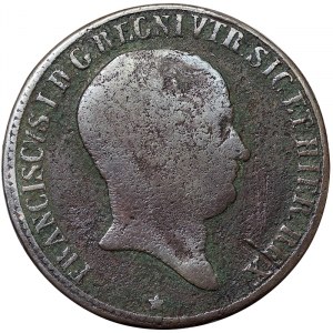 Naples, Ferdinando I of Borbone, 10 Tornesi 1825